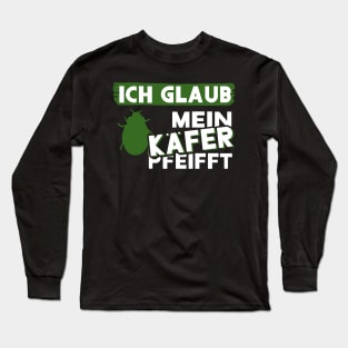 Lustiger Kaefer Tier Spruch Insekt Entomologie Long Sleeve T-Shirt